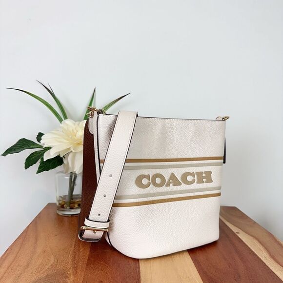 NWT Coach‎ Logan Duffle With Coach Stripe - Picture 2 of 8